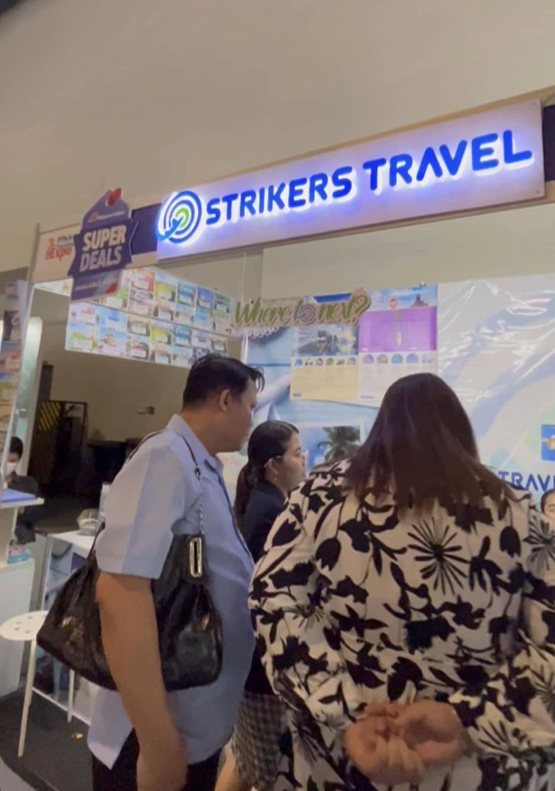 Travelers on a boat tour